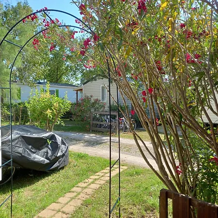 Mobil Climatise Avec Terrasse Dans L'escale, Calme A 900m De La אתר קמפינג